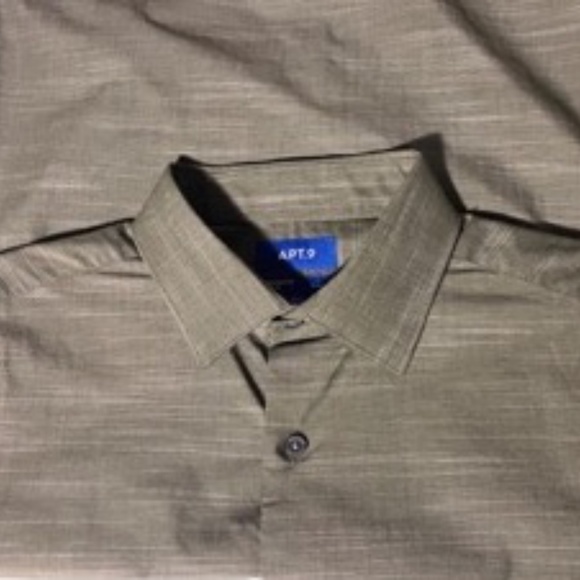 APT. 9 mens button down slim fit 15.5 34/35 - Picture 6 of 6
